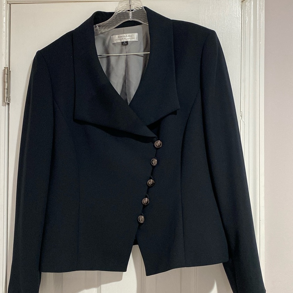 2 piece black skirt set